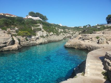 卡拉，水，水晶，海滩，蓝色，自然，海洋，风景-自然