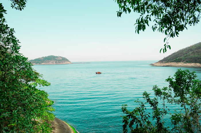 巴西，里约热内卢州，船，海岸，海，湖，里约热内卢，水