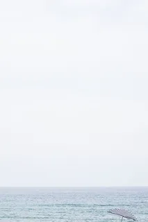 自然，水，海，海洋，水面，涟漪，海滩，雨伞