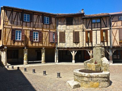 半木结构, 房子, 立面, 老, 架构, 遗产, 历史, 建筑结构