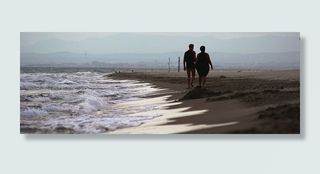 海滩、傍晚、夏天、八月、花园、沙滩、大海、海浪