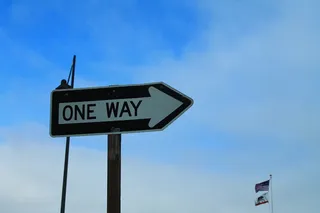 单向卡特尔单向加利福尼亚单向路标