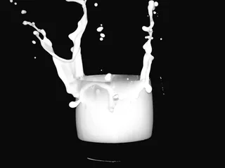 英国、哈瑟恩、牛奶、静物画、黑白、点心、饮料、乳制品