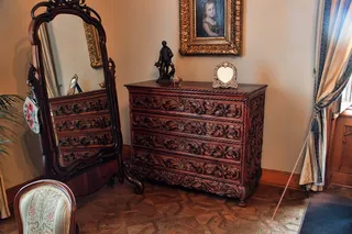 冰箱，捷克*，锁，内饰，镜子，室内，家居内饰，古董