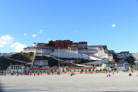 西藏,布达拉宫,中国,拉萨,布达拉宫,风景,建筑,海滩 西藏,布达拉宫,中国,拉萨,布达拉宫,风景,建筑,海滩