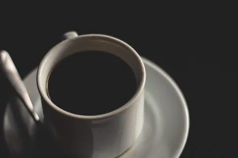 黑咖啡美式咖啡热饮料杯茶碟汤匙 黑咖啡美式咖啡热饮料杯茶碟汤匙