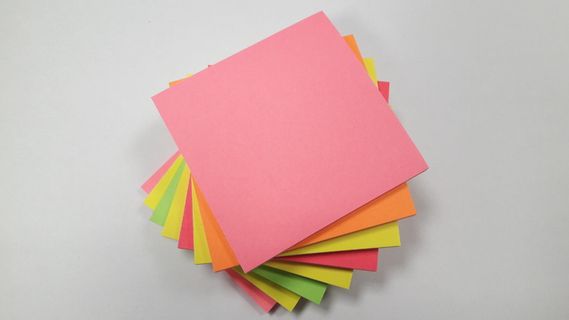 方形彩色纸，Post It，Note，Office，Paper，Post It，Note，memo，彩色