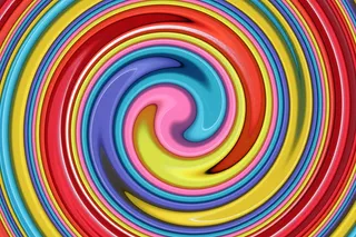 彩色螺旋插画，艺术，螺旋，抽象艺术，抽象，现代艺术，漩涡，彩色