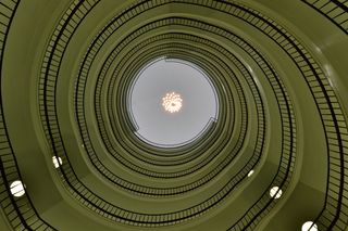 楼梯, 建筑, 曲线, 塔, 建筑结构, 几何形状, 没有人, 正下方