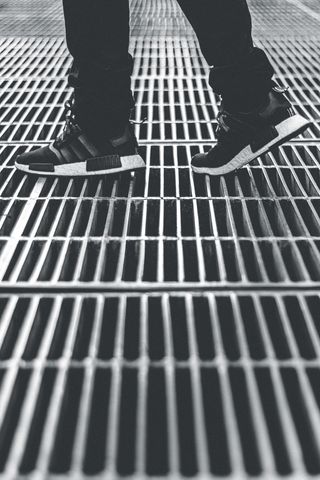 步骤, 模式, 鞋子, 线条, 黑色和白色, 特写, 设计, 铁