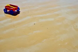 海滩、沙滩、夏天、玩具、马车、炎热、户外、度假