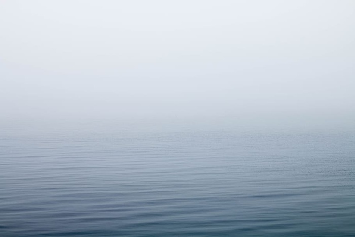 蓝色，灰色，大海，水，宁静，自然之美，风景——自然，没有人