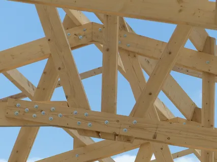 框架，装配，木材，天空，法国，室外，建筑，传统