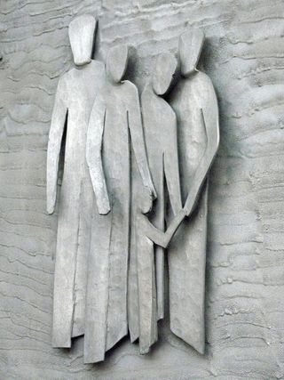 艺术，金属，艺术品，现代，人物，金属，艺术和工艺，人类表现