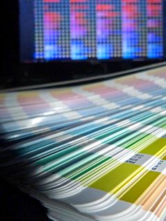 颜色、颜色图表、潘通、设计、屏幕、室内、特写、无人