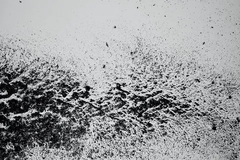墙纸，安卓墙纸，沙子，黑白，黑色，运动，纹理，全画幅