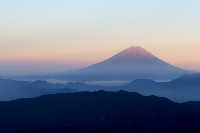 火山插图，晴朗，天空，白天，富士山，日本，从北富士看，红富士