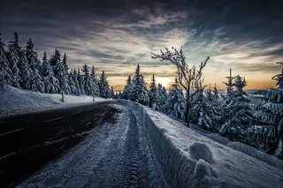 费希特尔伯格，冬天，雪，冬天，寒冷，艾斯克里斯塔勒，白色，冰冻
