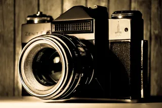 相机，旧，天顶，镜头，模拟，技术，特写，摄影主题