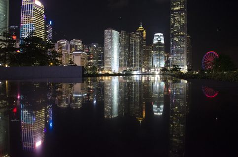 建筑, 建筑外观, 建筑结构, 城市, 建筑, 夜, 反射, 水 建筑, 建筑外观, 建筑结构, 城市, 建筑, 夜, 反射, 水