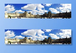 建筑、城市景观、卢浮宫、旧建筑、全景、巴黎、旅游景点、建筑