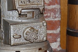 旧炉，门，历史，特写，装饰品，博物馆作品，怀旧，烤箱