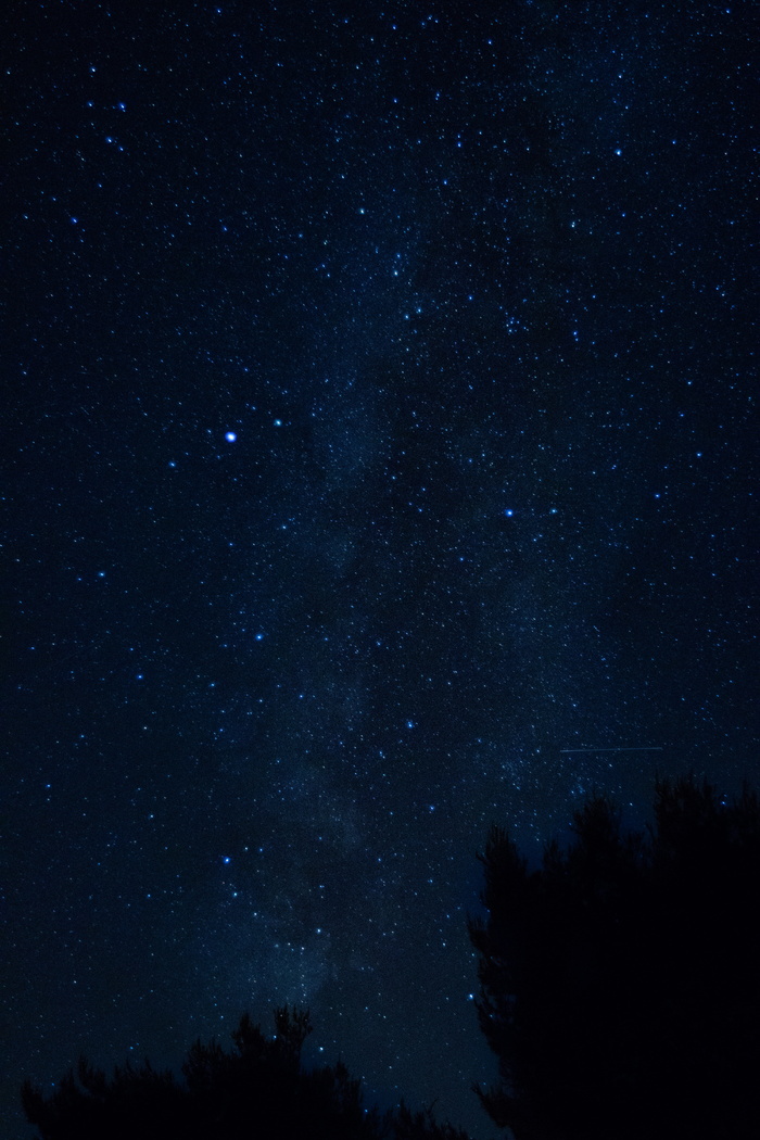 银河系和恒星，milkyway，曝光，长曝光，路，空间，视图，长