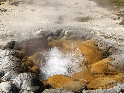 烟,间歇泉,黄石国家公园,景观,风景,自然,水,运动 烟,间歇泉,黄石国家公园,景观,风景,自然,水,运动