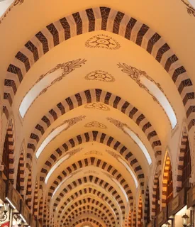 伊斯坦布尔misircarsi的bazaar，on，工作，建筑，天花板，圆顶