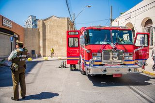 消防、卡车、消防车、消防服务、照明、工作、应急、运输