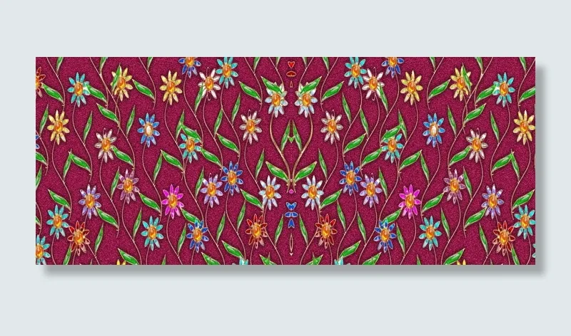 花，闪光，发光，闪光，创意，背景，纹理，图案