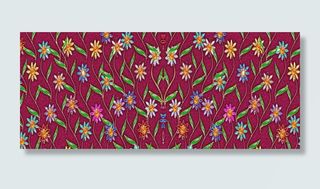 花，闪光，发光，闪光，创意，背景，纹理，图案