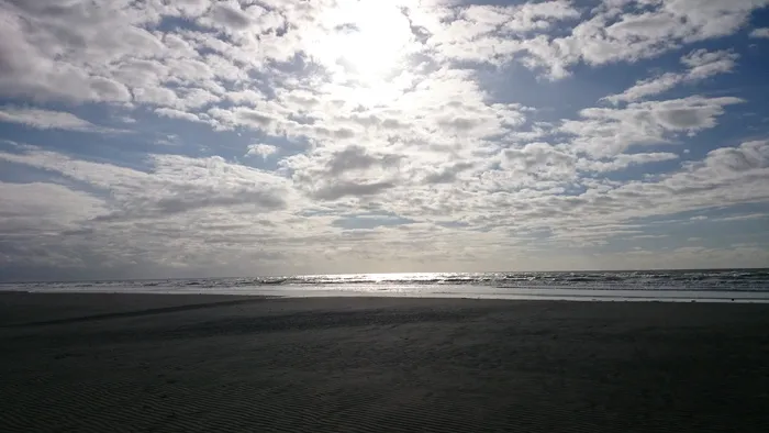 丹麦，海滩，云，海，沙，水，风景，北海