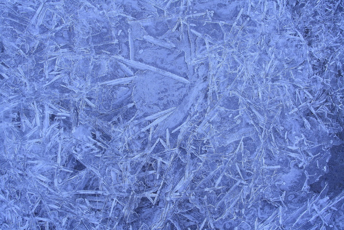 冰，eiskristalle，冬季，蓝色，霜冻，关闭，晶体形成，datailaufnahme