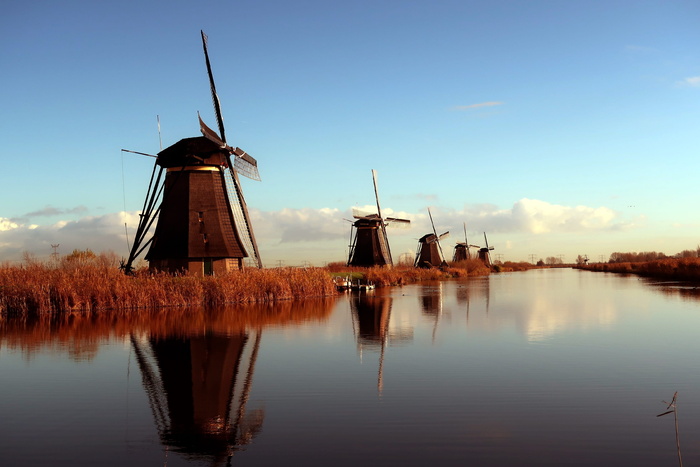 kinderdijk，mills，荷兰，荷兰，风车，旅游业，风车，风车叶片