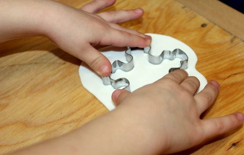 模具、星号、切割、蛋糕、燃烧、糕点、人手、菜鸟图库