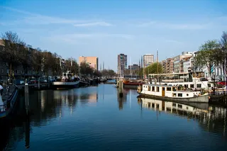 鹿特丹，港口，船只，建筑物，普通，船舶，港口，水域