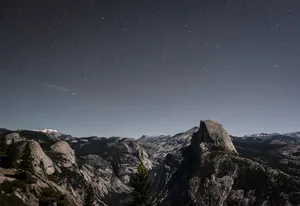 夜间的山脉，岩石，山脉，夜晚，时间，黑暗，天空，云