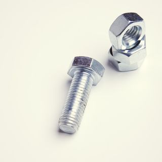 螺钉，母材，金属，铁，螺纹，连接，内六角，六角螺母