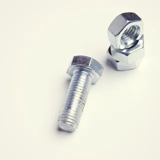 螺钉，母材，金属，铁，螺纹，连接，内六角，六角螺母