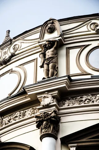 建筑师，豪斯，斯塔特，建筑，莫斯科，灰泥造型，城市，灰泥