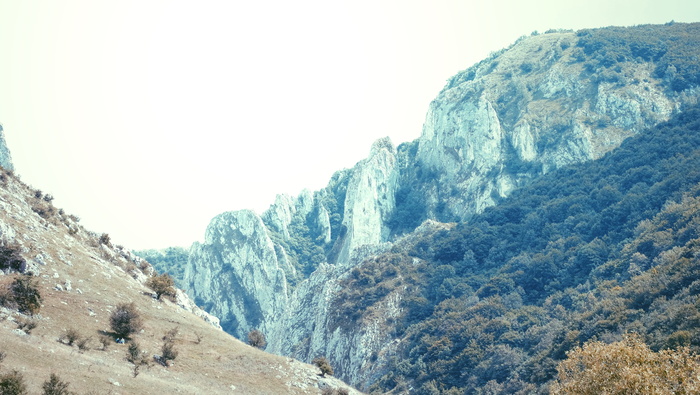 远处，照片，山脉，高地，云，天空，顶峰，山脊
