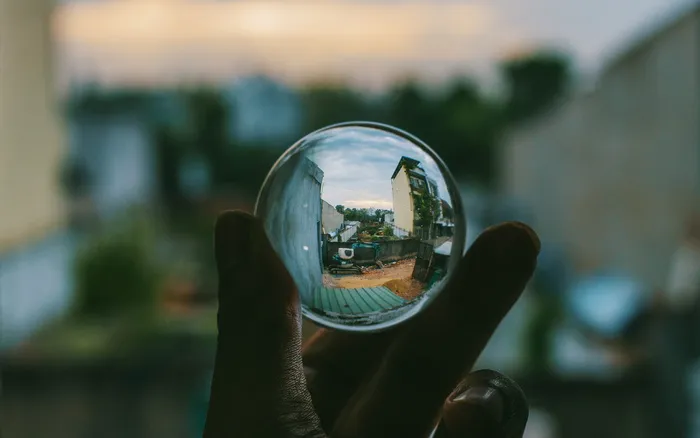 透明球体水晶