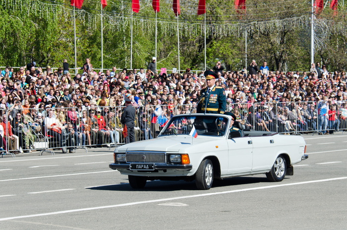 胜利日，5月9日，阅兵式，总司令，萨马拉，库伊比舍夫广场，军队，主席台