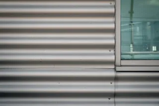 金属建筑的背景纹理