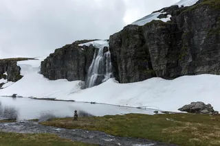 风景，自然，水体，全景，雪，水，自然之美，天空