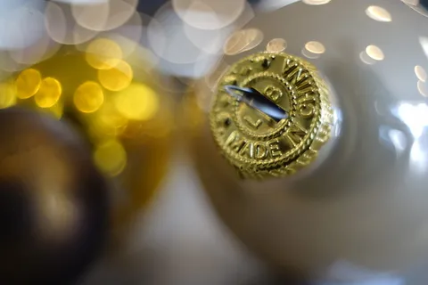 中国制造、特朗普、庆典、圣诞节、装饰品、树、球、博克