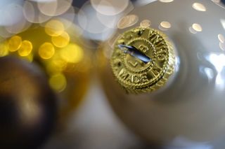 中国制造、特朗普、庆典、圣诞节、装饰品、树、球、博克