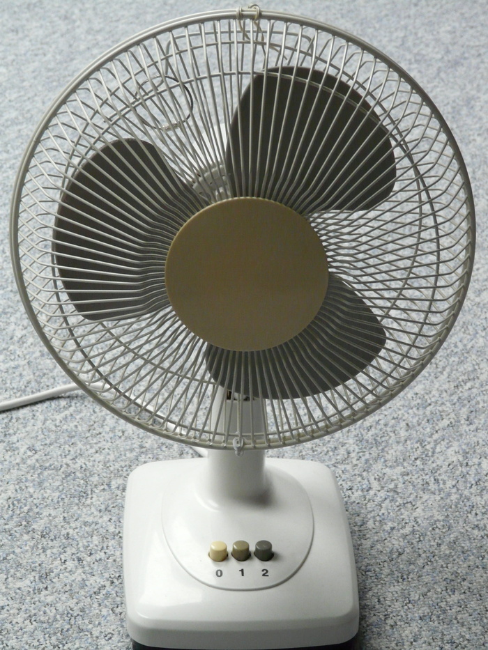 白色，台式风扇，旋转，鼓风机，空调，涡轮机，风扇，循环
