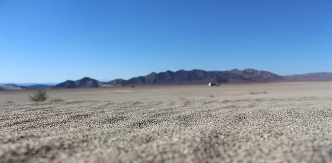 沙漠，蓝天，美国，没有，风景，蓝色，天空，风景-自然